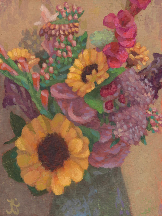 bouquet still life 2 (print)