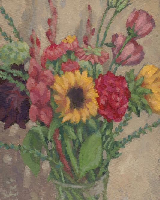bouquet still life (print)